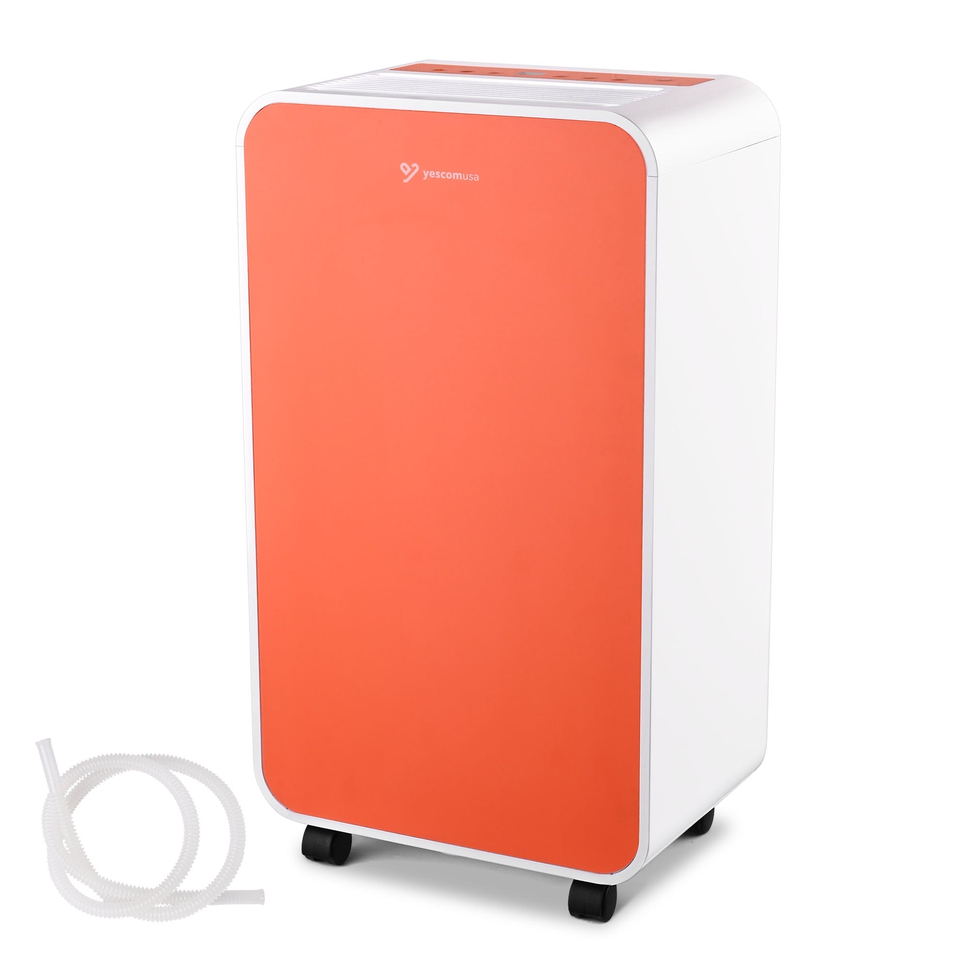 Yescom 24 Pint Portable Dehumidifier 2700 Sq. ft for Basement and Home with Drain Hose, Auto Shut-off