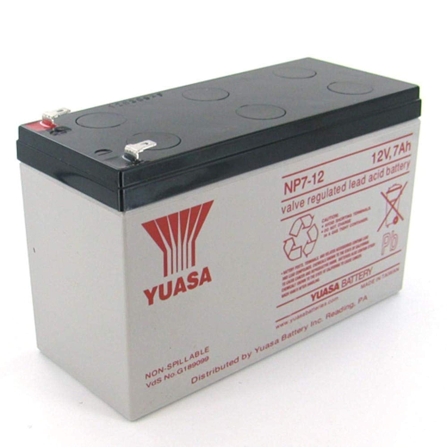 Yuasa Battery NP7-12 12V 7Ah Sla Battery