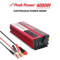 Yyton 2000W Car Power Inverter, Modified Sine Wave Inverter DC 12V to AC 110V 3 AC Converter with LCD Display, 4x2.4 A USB Ports Car Charger, 1 Cigarette Lighter Ports