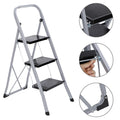 ZENY 3 Step Ladder Folding Step Stool Wide Anti-Slip Platform 330lbs Capacity