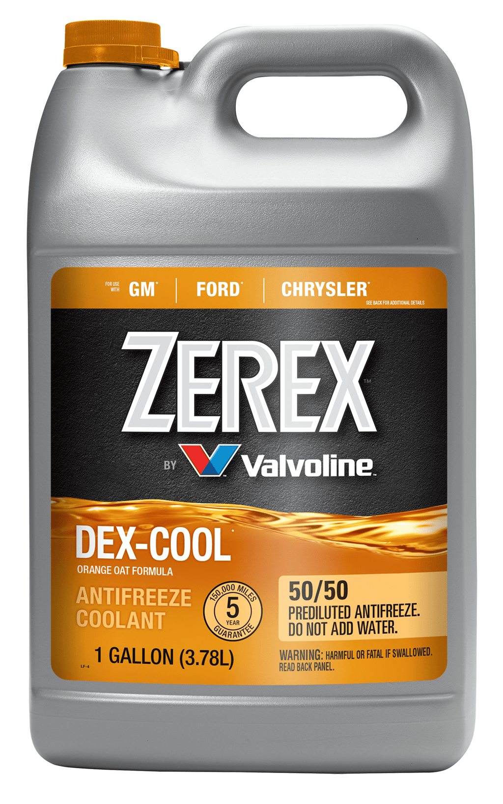 Zerex Dex-Cool Organic Acid Technology Antifreeze / Coolant 50/50 Prediluted Ready-to-Use 1 GA