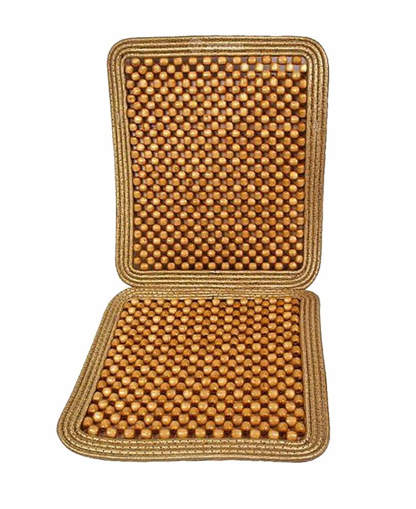 Zone Tech Natural Beaded Seat Cushion