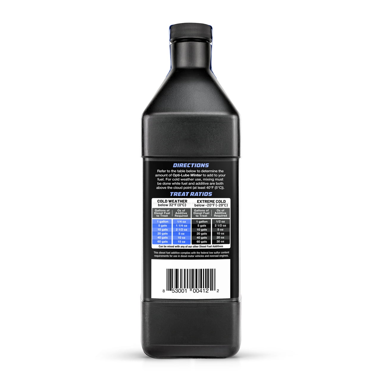 Opti-Lube Winter Formula Diesel Fuel Additive: Quart Treats up to 128 Gallons