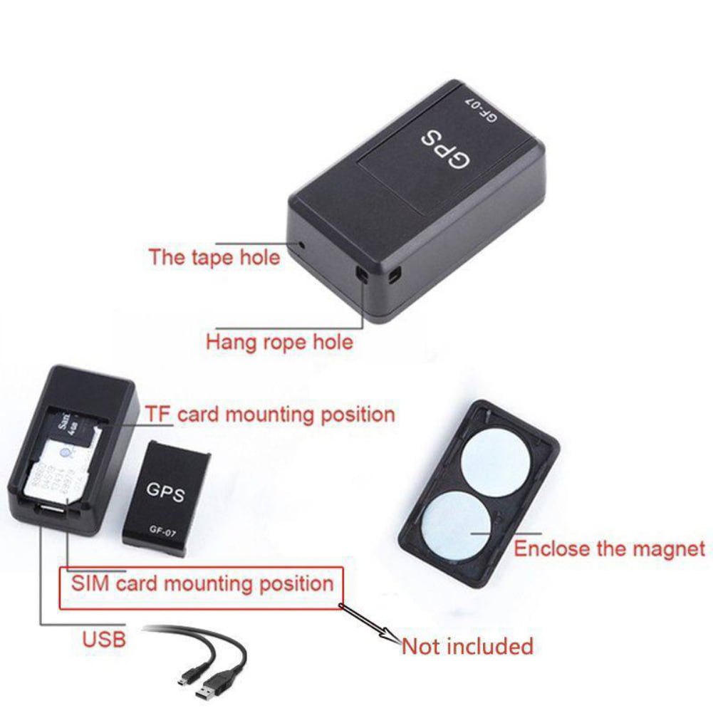 Portable Magnetic GPS Locator Anti-lost Recording Global Tracking Device