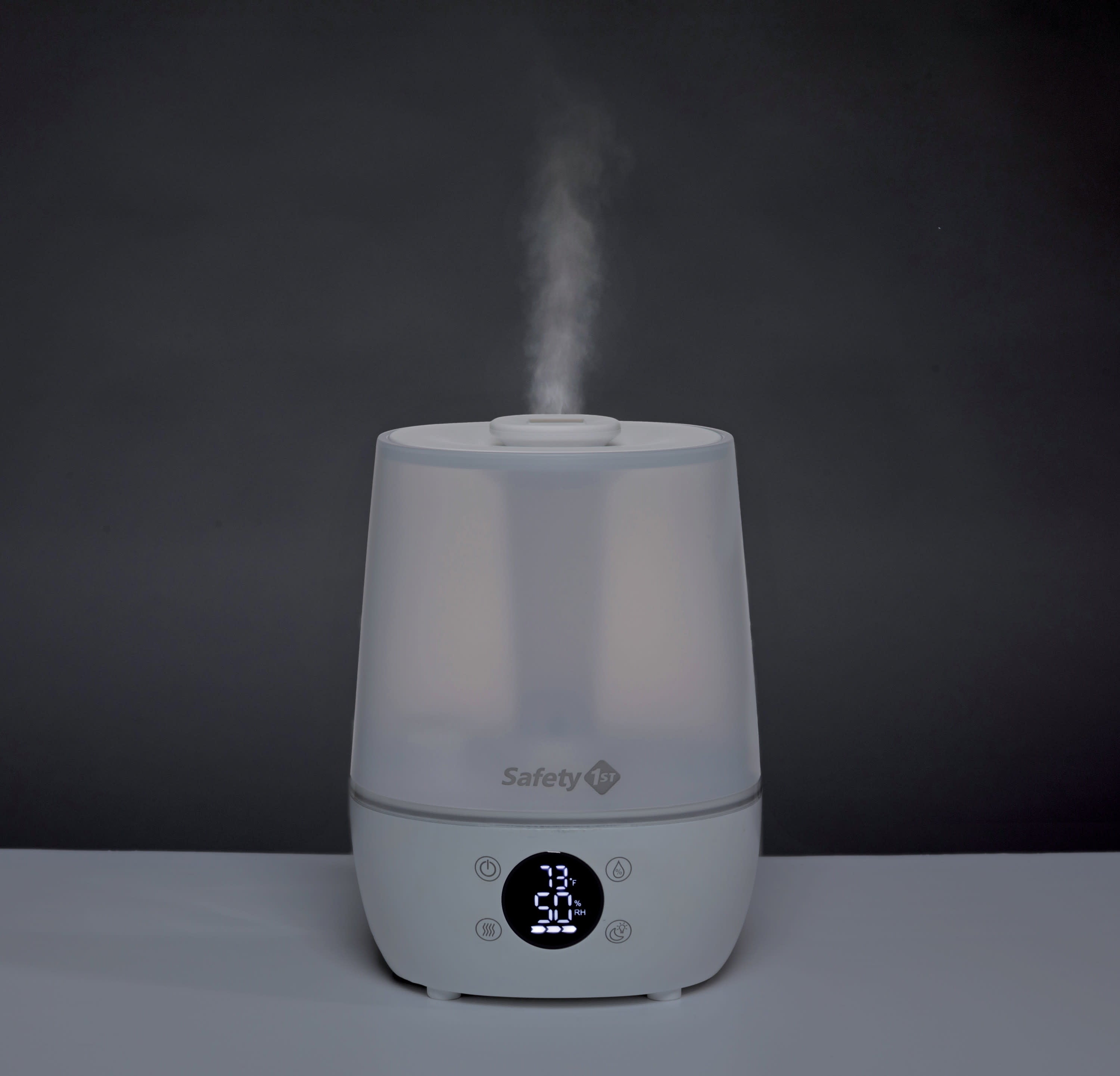 Safety 1st Humid Control Filter Free Cool Mist Humidifier, White