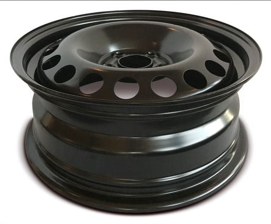 Wheel Rim for 2006-2016 Volkswagen Jetta 15 in Black Steel Rim Direct Fit