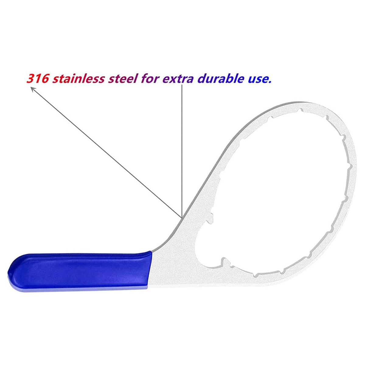 Growment Fuel Filter Wrench 380134 382 Fuel Water Separator, 6 Inch Colar/Vent Cap Wrench for Trucks Freightliner Kenworth
