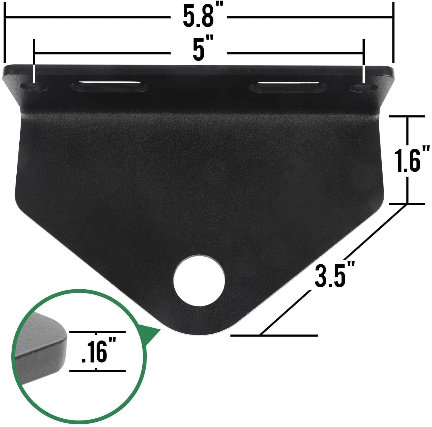 Mission Automotive Heavy Duty Universal Zero Turn Mower Trailer Hitch