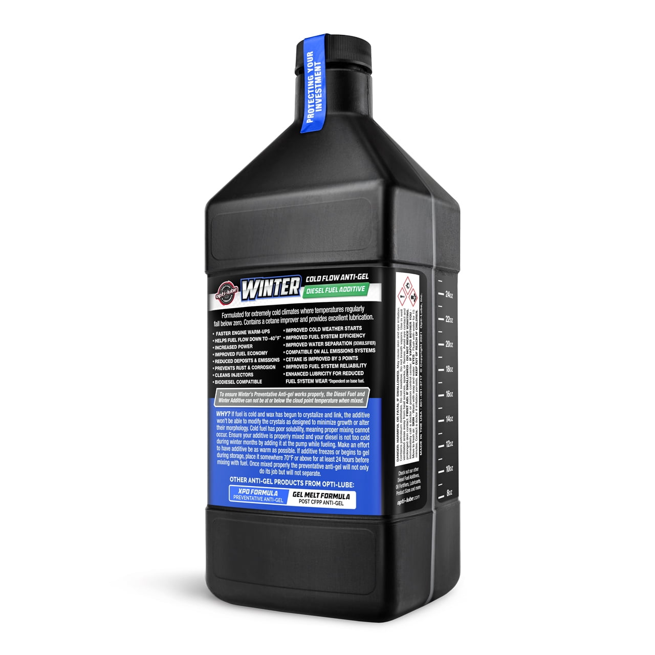 Opti-Lube Winter Formula Diesel Fuel Additive: Quart Treats up to 128 Gallons