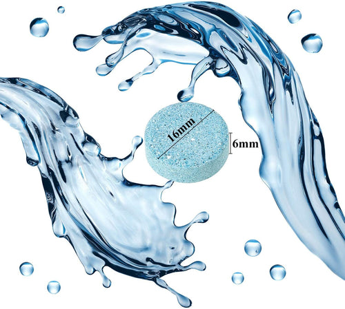 30 Pcs Glass Solid Wiper Cleaning Tablets, Car Windshield Glass Concentrated Washer Tablets, Multifunctional Car Effervescent Washer Cleaning Tool for Car Kitchen Window