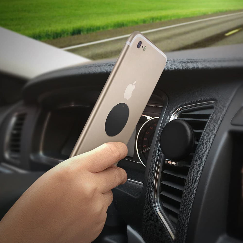 9 Pack Metal Plate for Phone Magnet, with 3M Adhesive Replacement for Magnetic Phone Car Mount Holder ， Cradle Stand