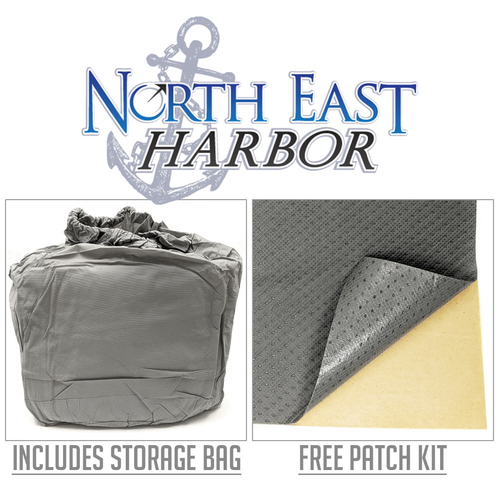 NEH Waterproof Superior Class-B RV Motorhome Cover Fits Length 18'-20' Feet Class B Camper Van / Conversion Vans Zippered Panels Heavy Duty 4 Layer Fabric