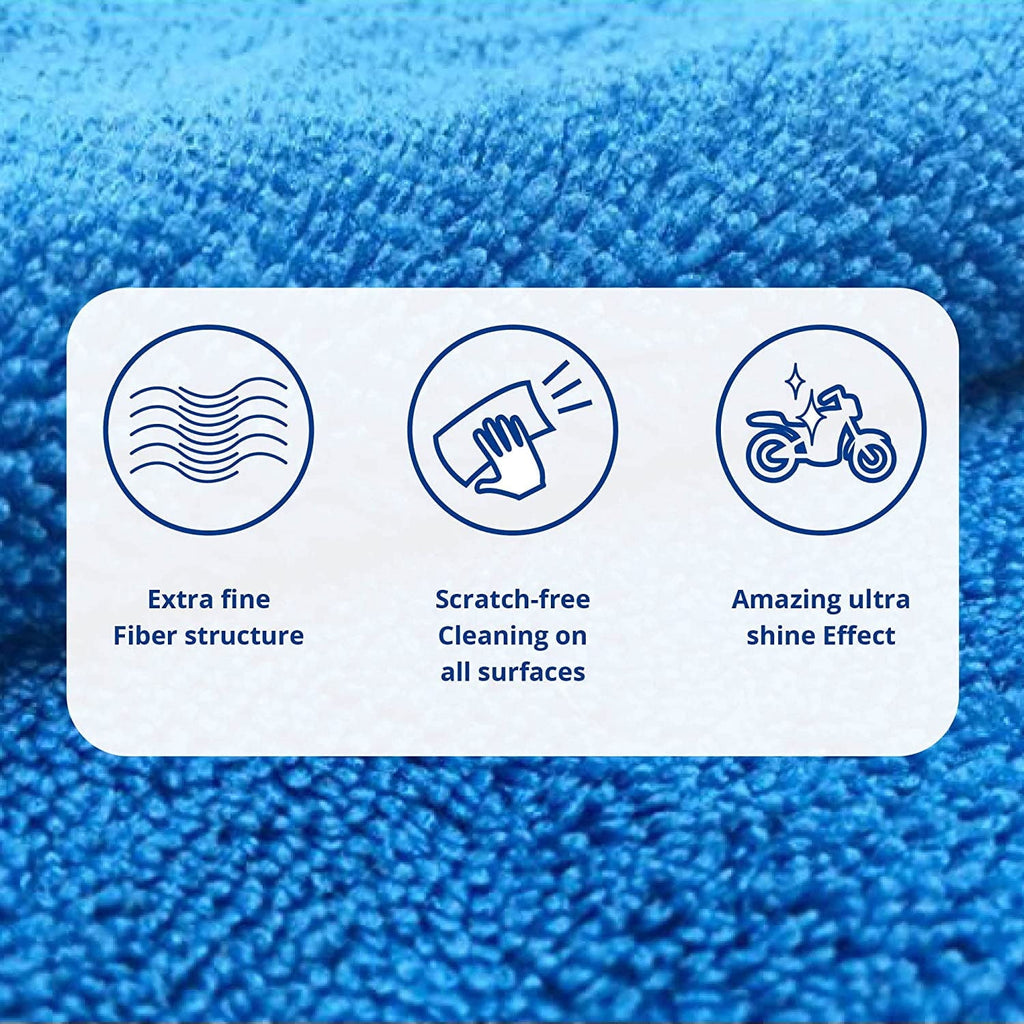 Shinykings Wash&Shine 66 WATERLESS Motorcycle cleaner as Cleaning Kit 16.9 fl.oz with Premium cleaning cloth