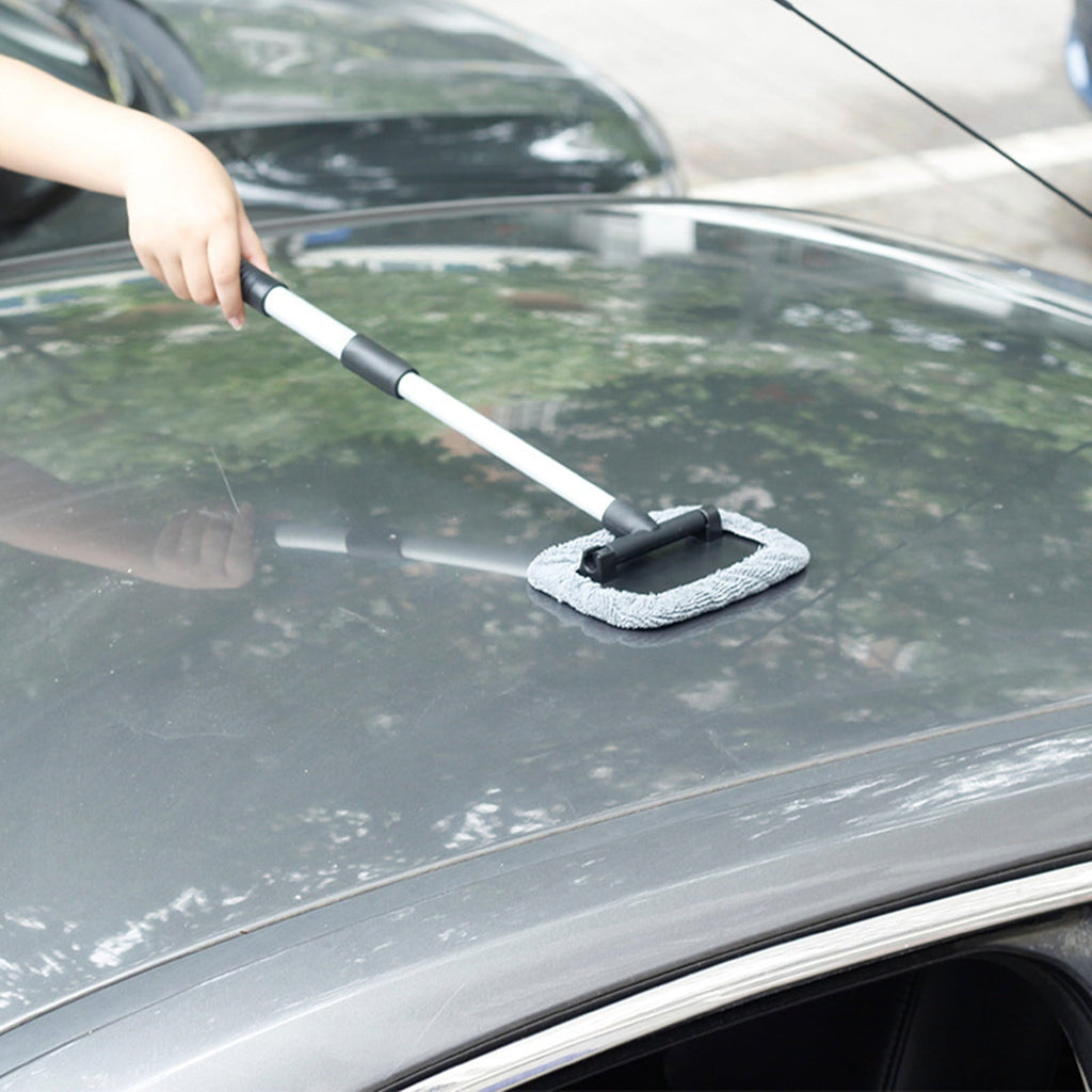 Holiday Clearance! Dvkptbk Home Improvement Extendable Windshield Cleaning Tool, Strong Absorbent Car Window Cleaner With 2 Pcs Washable Pads , Multifunctional Use Windshield Cleaner Tool Kit
