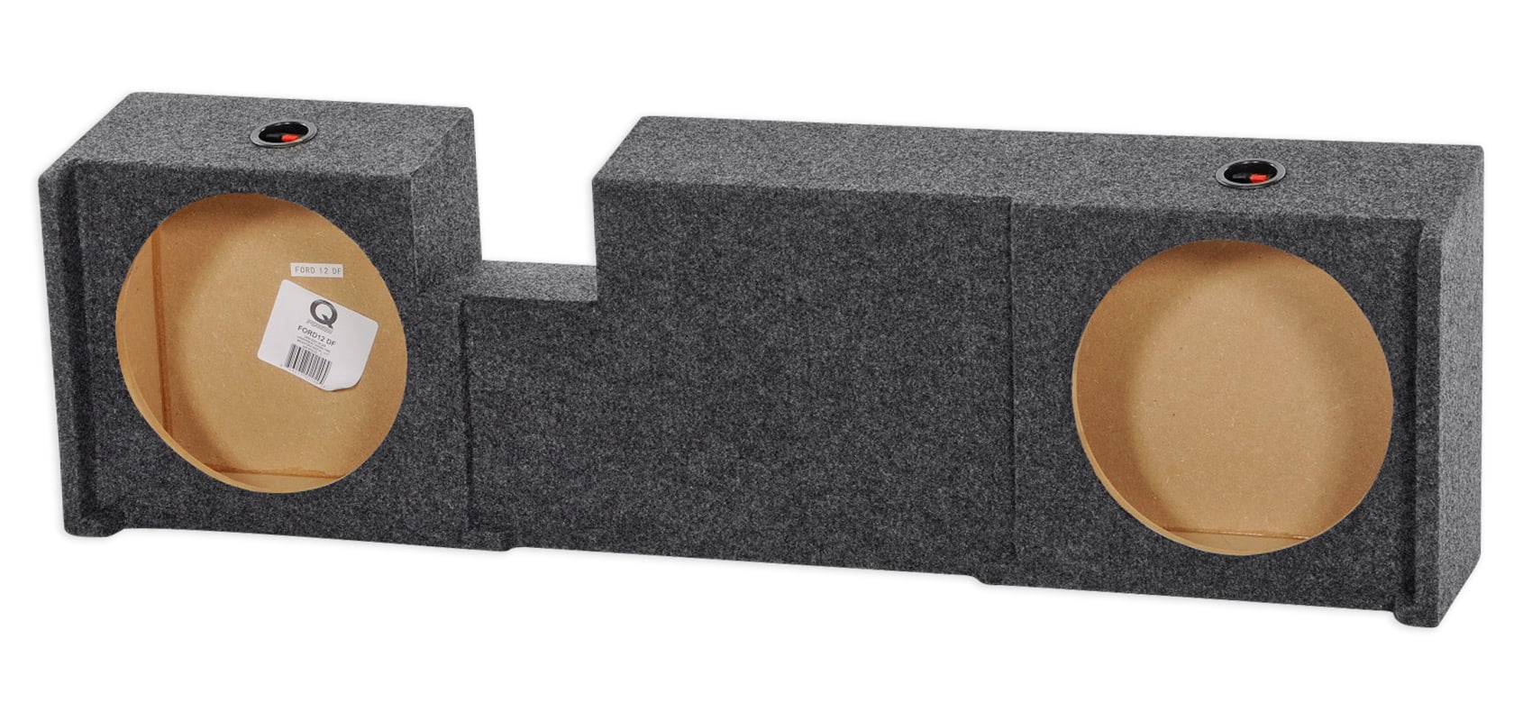 UnderSeat Downfire Dual 12" Subwoofer Sub Box for 2000-2003 Ford F150 Xcab