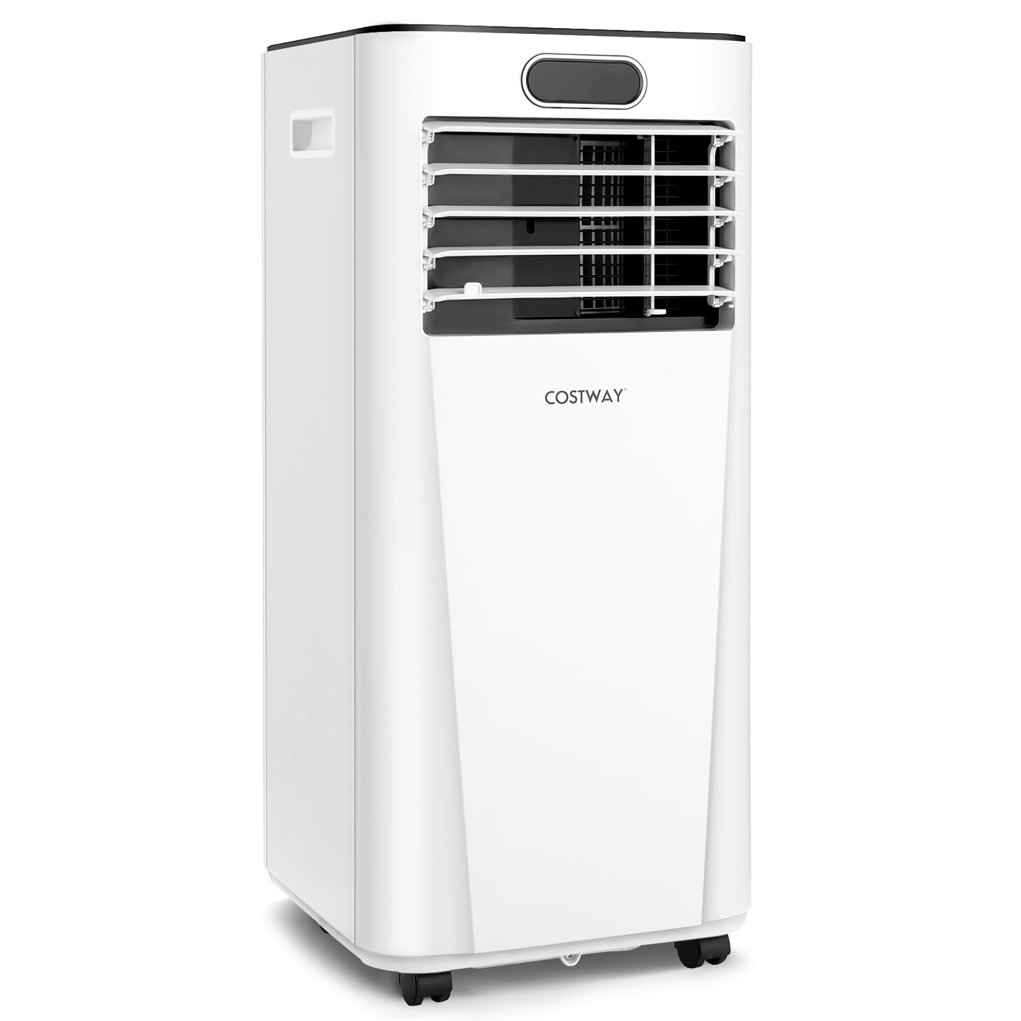 Costway 6000 BTU (10000 BTU ASHRAE) Portable Air Conditioner w/ Remote Control 3-in-1 Air Cooler w/ Drying White
