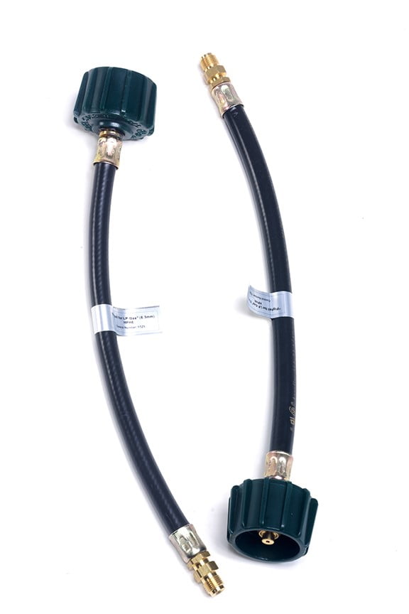 Flame King 2-Stage Auto Changeover Propane Gas RV Regulator Kit with 2 12" Pigtails