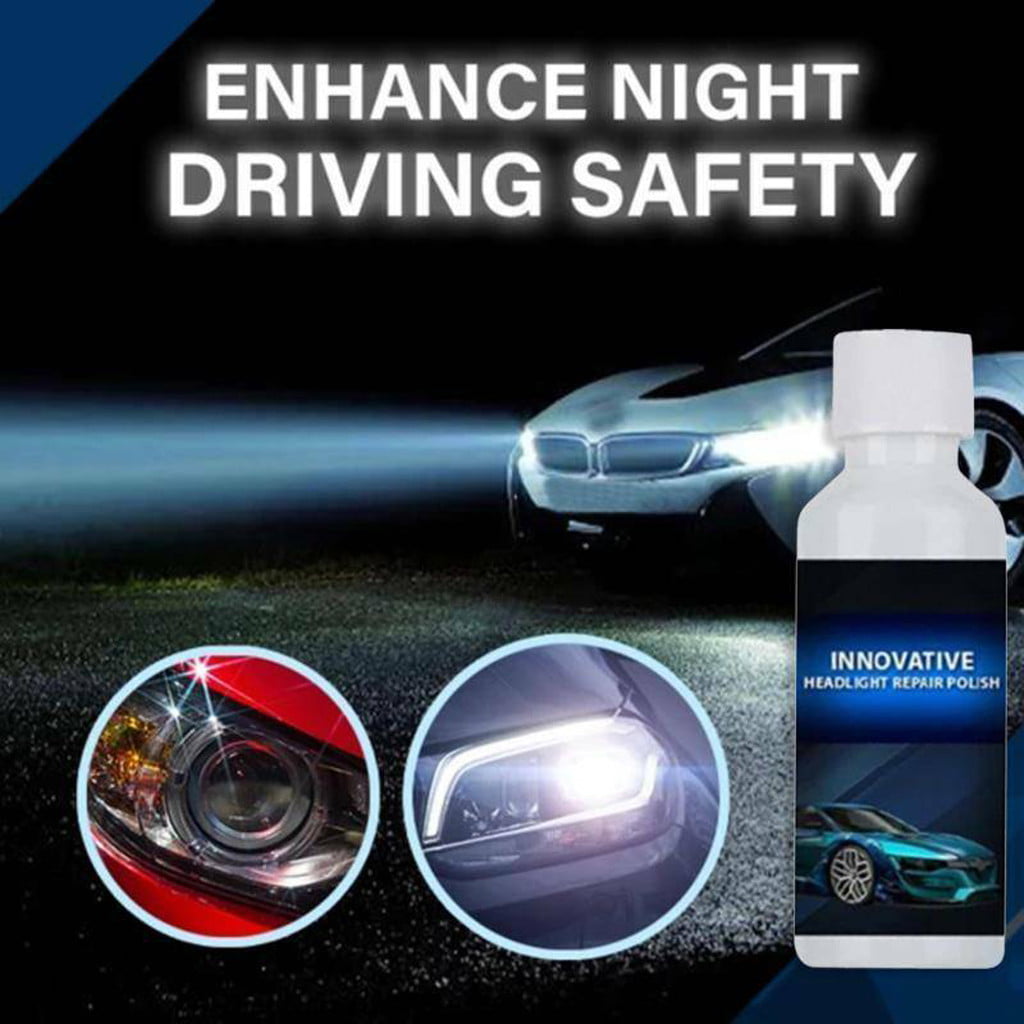 QWANG Headlight Renewals Polish Car Kit Headlight Liquid Cleaning 20ml