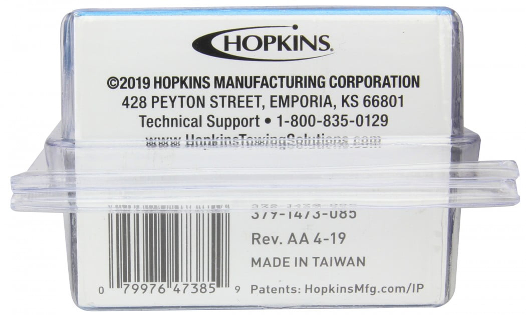 Hopkins Towing Solutions 7 Blade to 4 Flat Adapter with LED, 47345