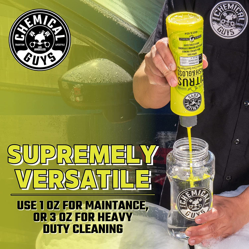 Chemical Guys Citrus Wash & Gloss Concentrated Car Wash (16 oz)