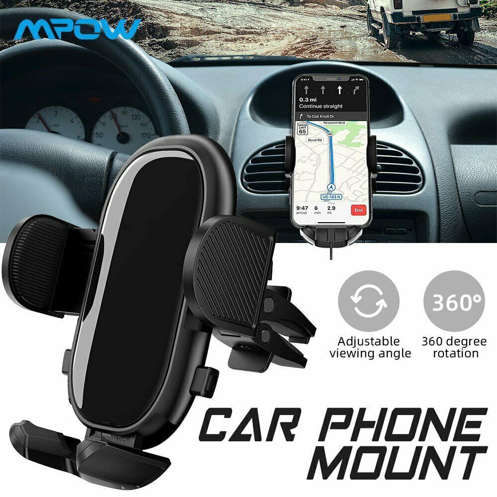 Car Air Vent Mount Cell Phone Holder Dock w/ Stable Clip For iPhone Samsung