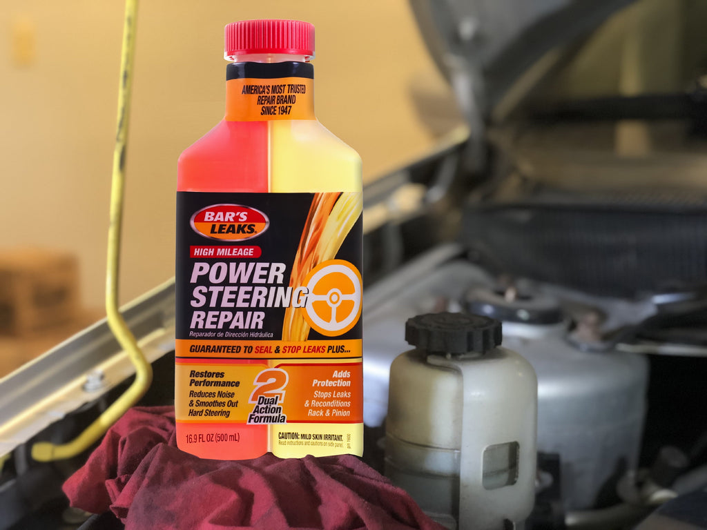 Bar's Leaks 1600 High Mileage Power Steering Repair Fluid, 16.9 oz