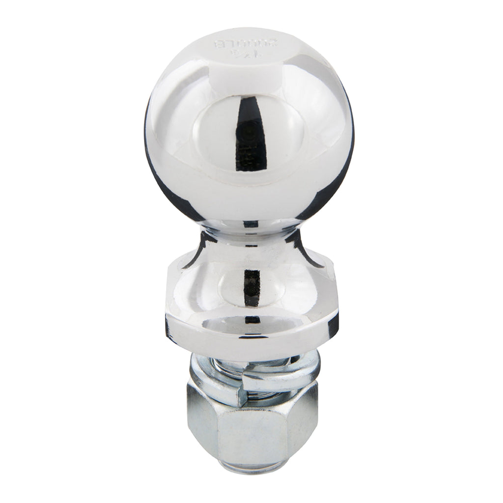 TowSmart Trailer Hitch Ball, Class I, 1-7/8in Ball, 3/4in x 1-1/2in Shank, 2000lb, 715, Chrome, 1 Each