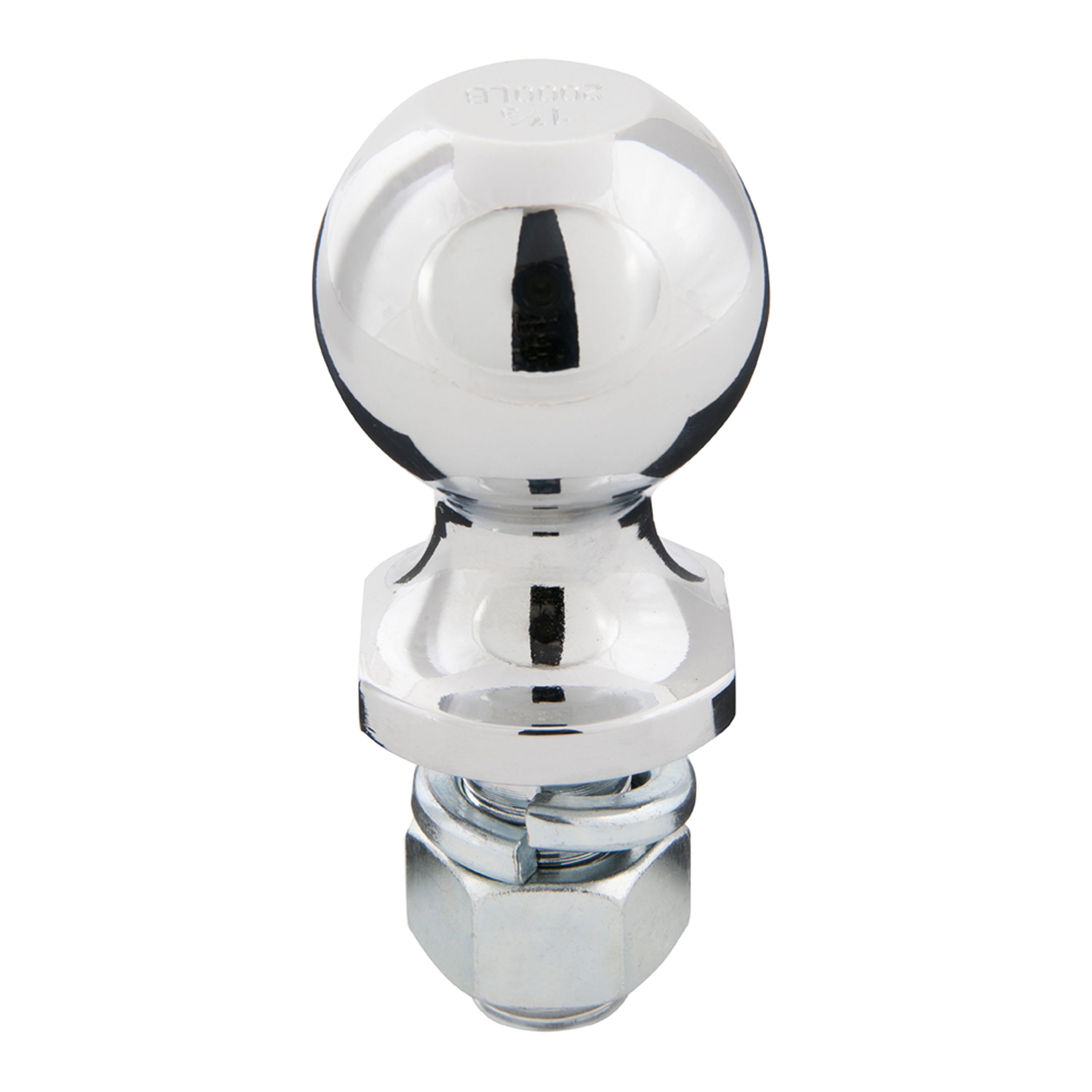 TowSmart Trailer Hitch Ball, Class I, 1-7/8in Ball, 3/4in x 1-1/2in Shank, 2000lb, 715, Chrome, 1 Each