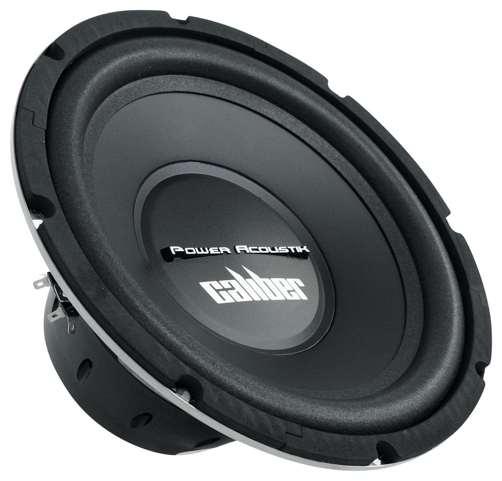 (2) Power Acoustik CBW-124 12" 1500 Watt Car Subwoofers+Sealed Sub Box Enclosure