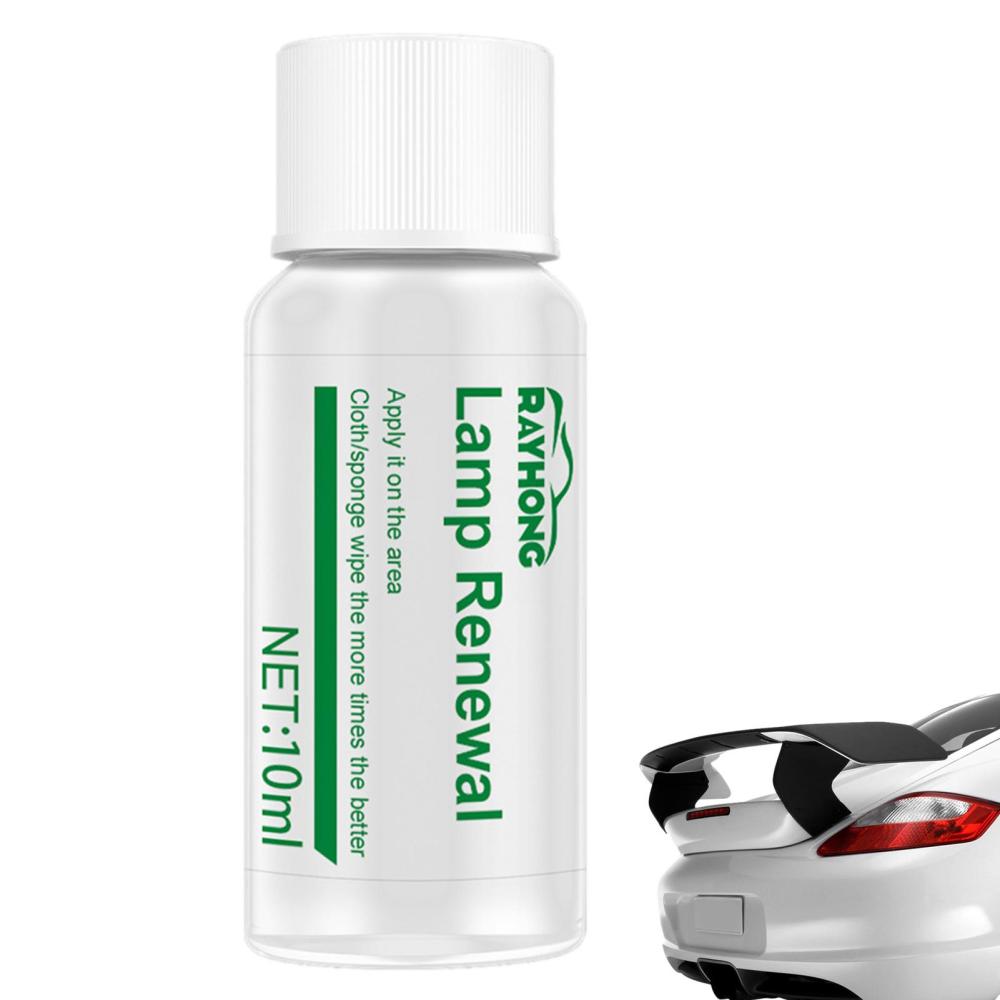 Headlight Repair Polish|Auto Headlamp Cleaning Liquid|Scratch Restoring,UV Protection,Refill Bottle of Vehicle Light Cleaner to Remove Yellowing,Scratches,Oxidation