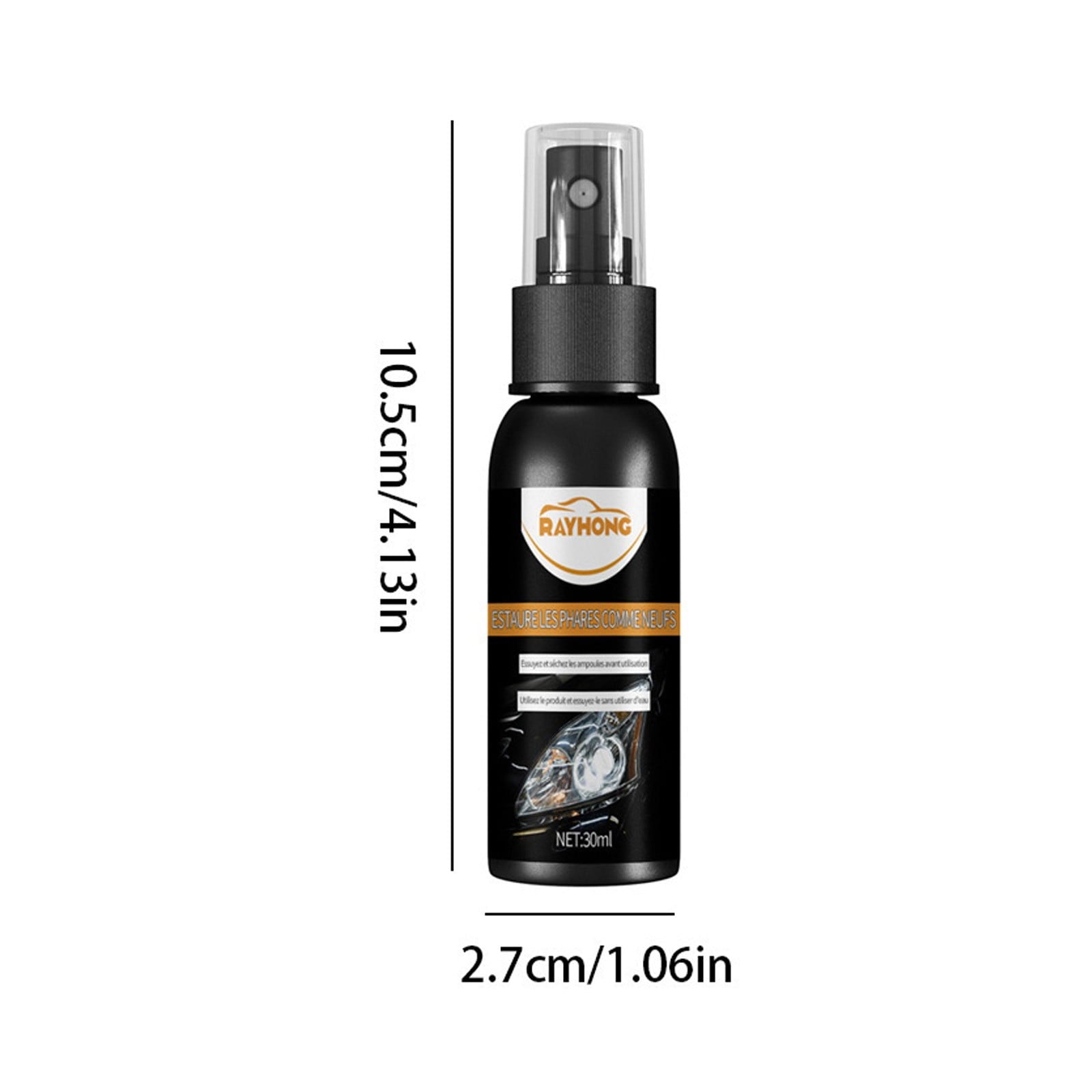 Vntub Auto Headlight Restoration Liquid, Car Headlight Scratch Restoring Fluid Headlight Repair Polish Cleaner For Polishing, Restoring Dull Yellow Headlamp 100ml