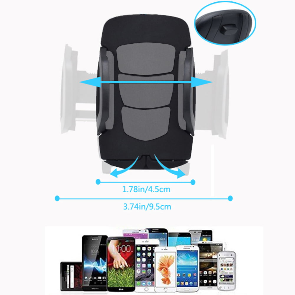 Universal Car Cup Holder Phone Mount Cell Phone Holder Adjustable Cup Holder Cradle Car Mount with Flexible Long Neck for Cellphone