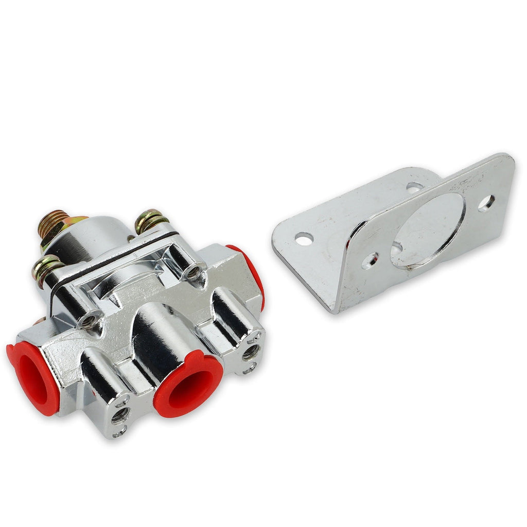 Fuel Pressure Regulator Set, High Strength Solid Stable Performance 1-4 PSI Rustproof Carb Part 12-804  For Holley