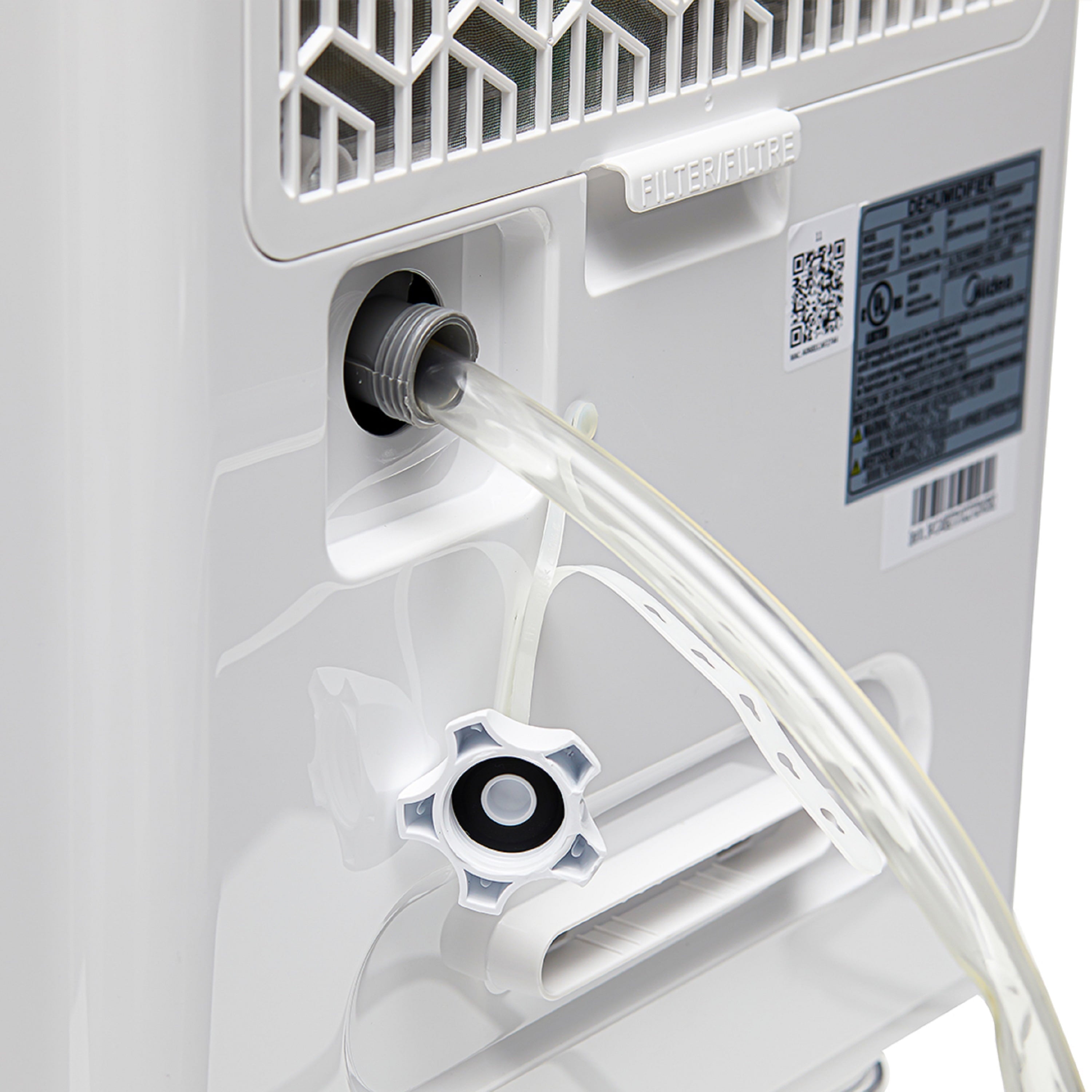 Midea 22-Pint Smart Dehumidifier - Damp Rooms, Energy Star, White, MAD22S1WWT
