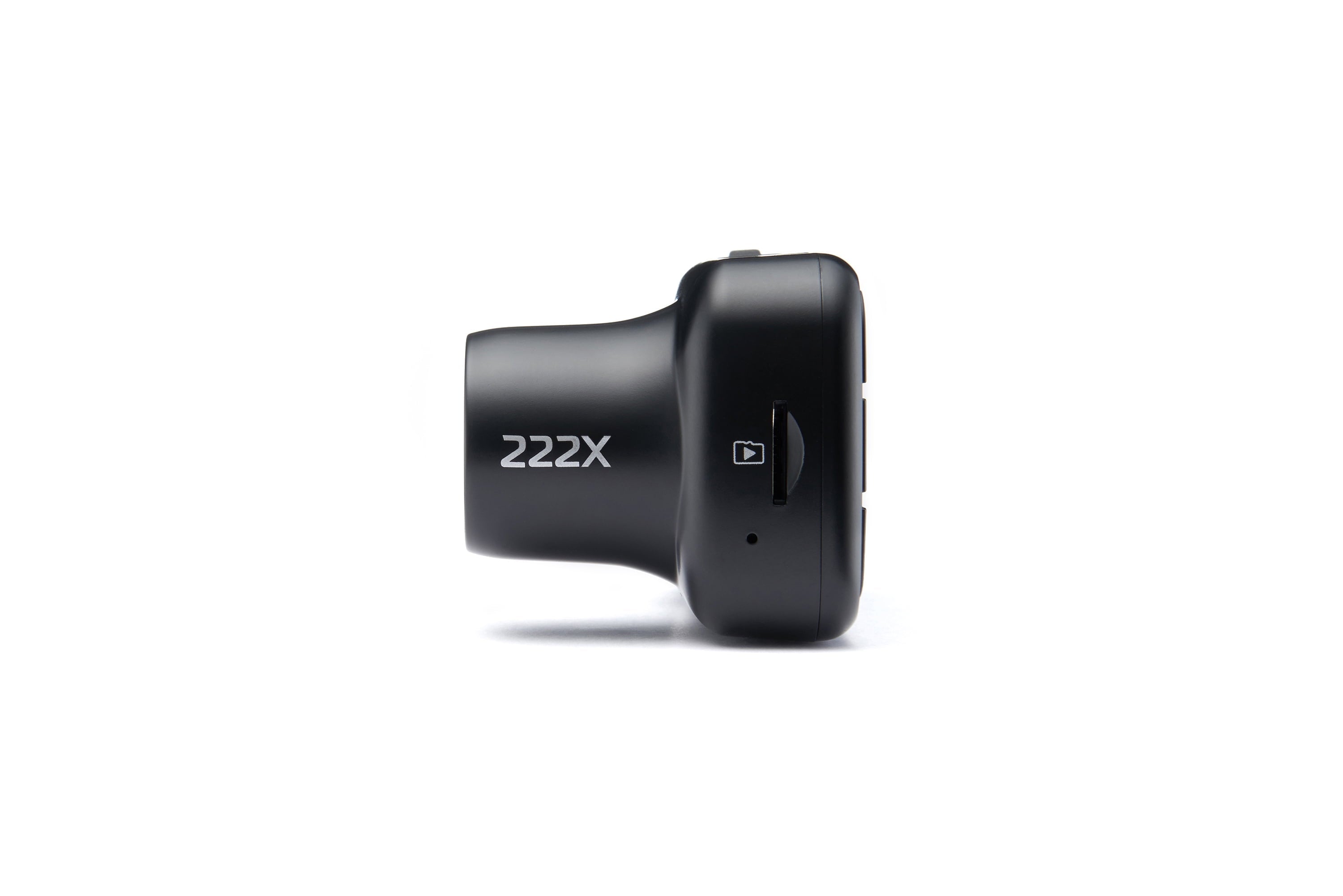 Nextbase 222X Compact Dual Dash Cam Front & Rear 2.5" HD IPS Screen, 1080p Full HD, 6 Layer Lens, Black, 0.17 lbs assembled.