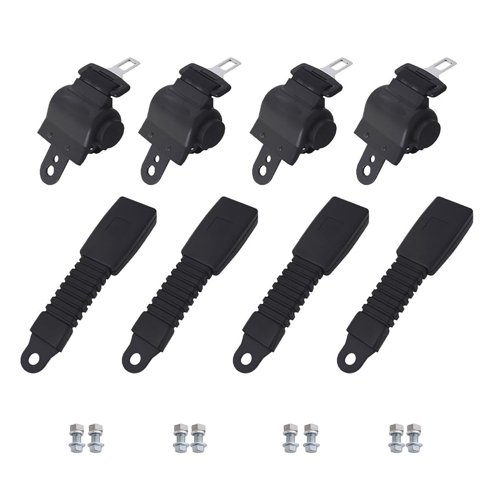 4-pack Seat Belts 42" with Buckles Retractable Universal for Yamaha EZGO Golf Cart Club Car