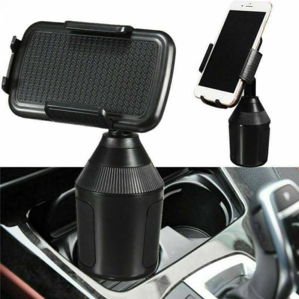 360 Degree Rotatable Adjustable Weather Cup Holder Car Mount Tech Holder for Cell Phone,Black
