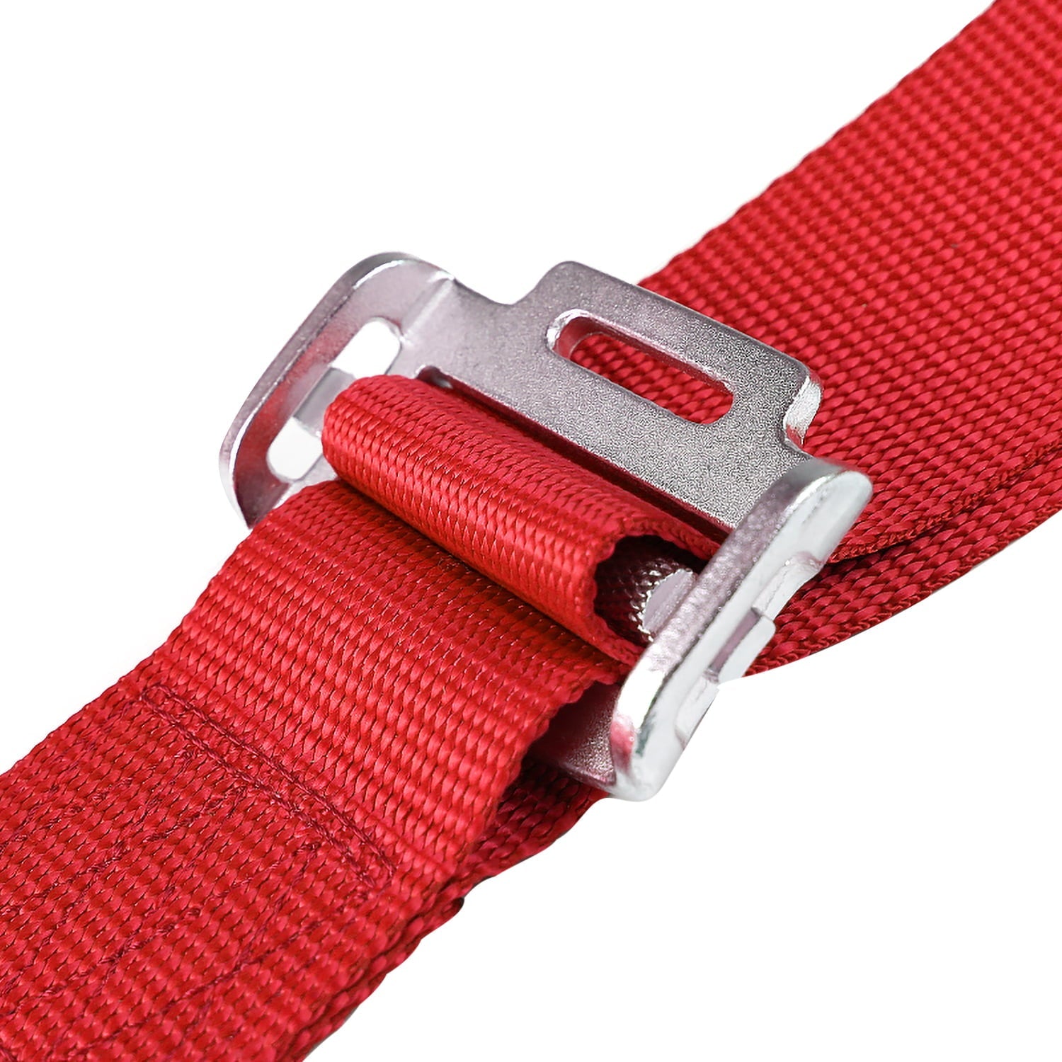 Spec-D Tuning 5-Point Red Nylon Straps Racing Harness W/ Link Safety SFI 16.1 Seat Belt 1PC Fits select: 1997-2012 CHEVROLET TAHOE, 2005-2012 CHEVROLET EQUINOX