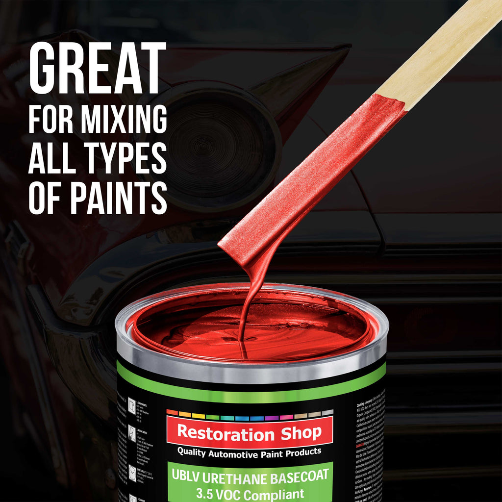 Custom Shop Paint Mix Sticks Pack of 25 Each 12" Birch Paint Mixing Paddles Pack of 25