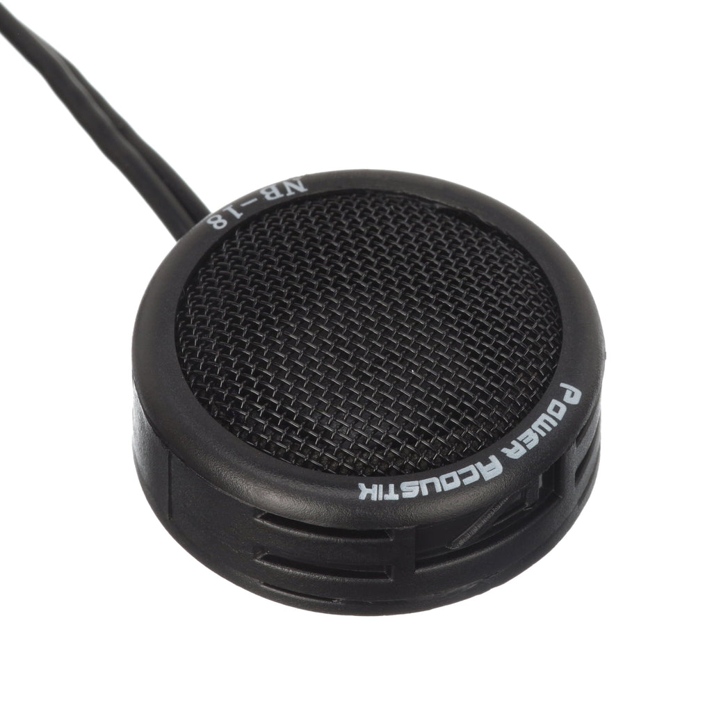 Power Acoustik NB-18 200 Watt Max Niobium Micro Dome Super Tweeter | Polypropylene Diaphragm | 100 Watt RMS Power