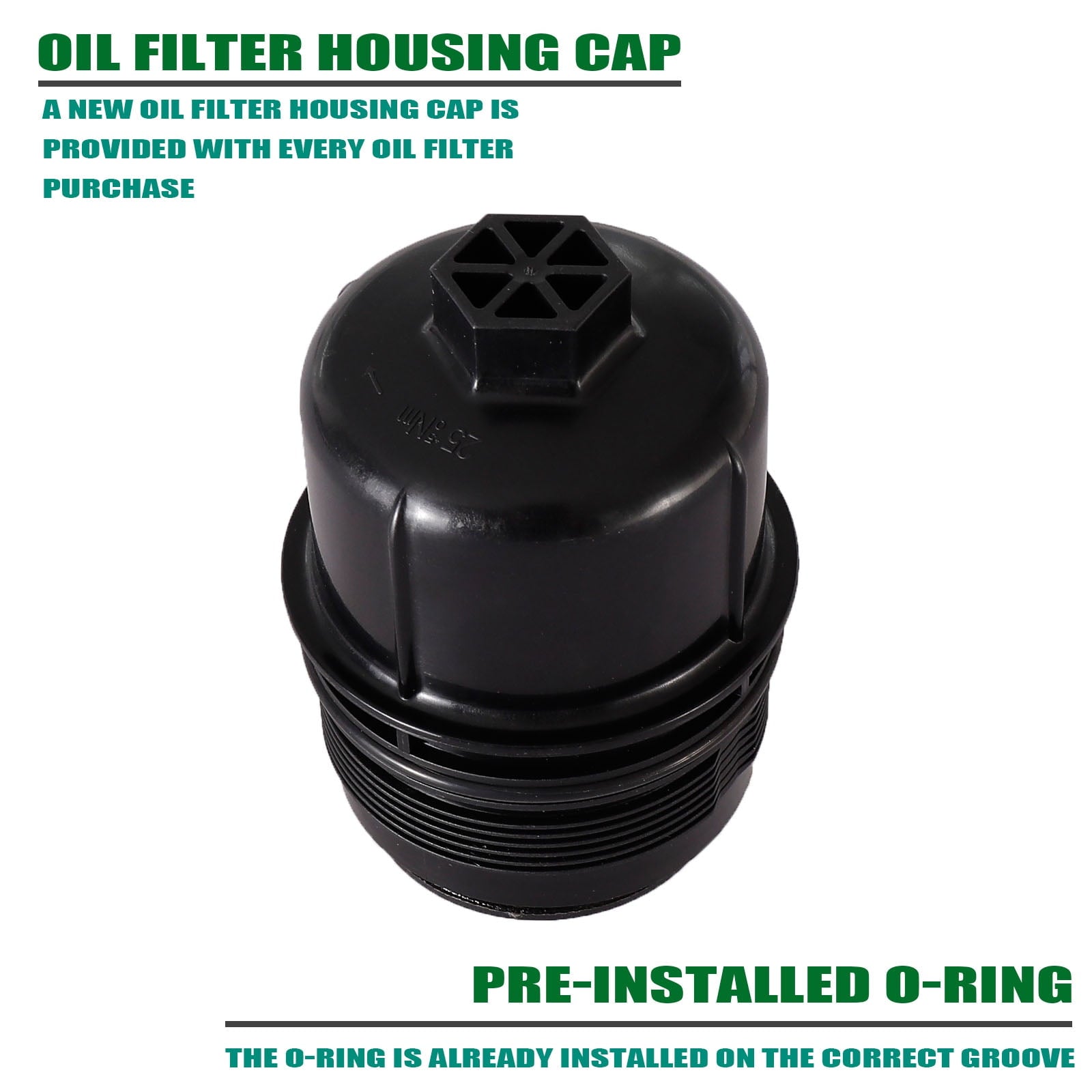 Oil filter for EcoDiesel 3.0L V6 Vehicles Jeep 2020-2021 Wrangler JL, 2021 Gladiator | Ram 2020-2021 Ram 1500 DT Replaces 68507598AA, 68498720AA