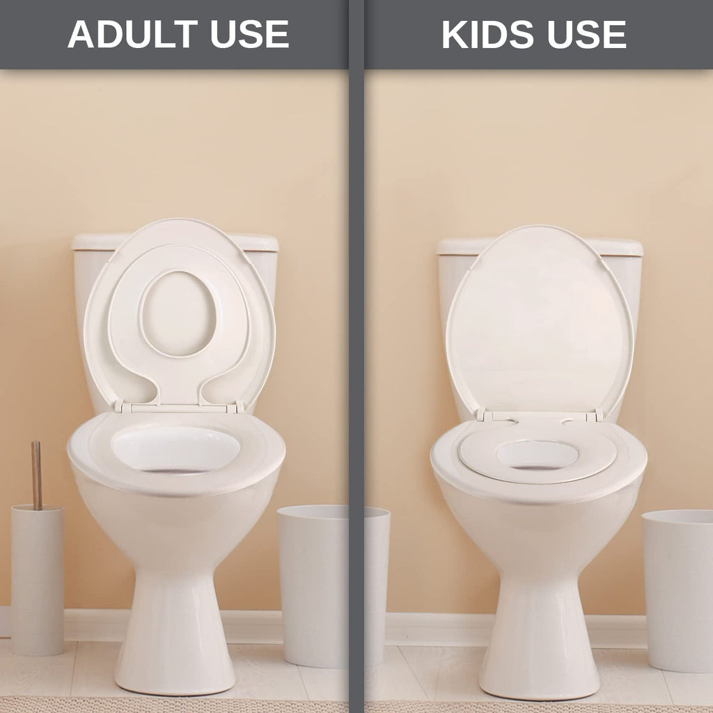 UMIEN / Potty Training Seat Ideal 2 in 1 Toilet Seat for Toddlers & Adults. (Round)