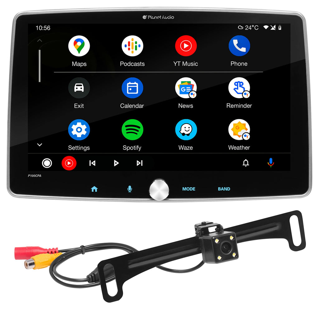 Planet Audio P100CPAC Apple CarPlay Android Auto Car Audio Stereo System