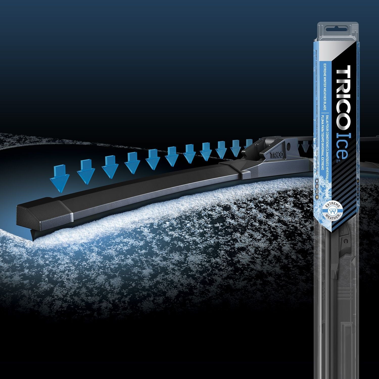 TRICO ICE 16" Extreme Winter Weather Beam Windshield Wiper Blade, 35-160