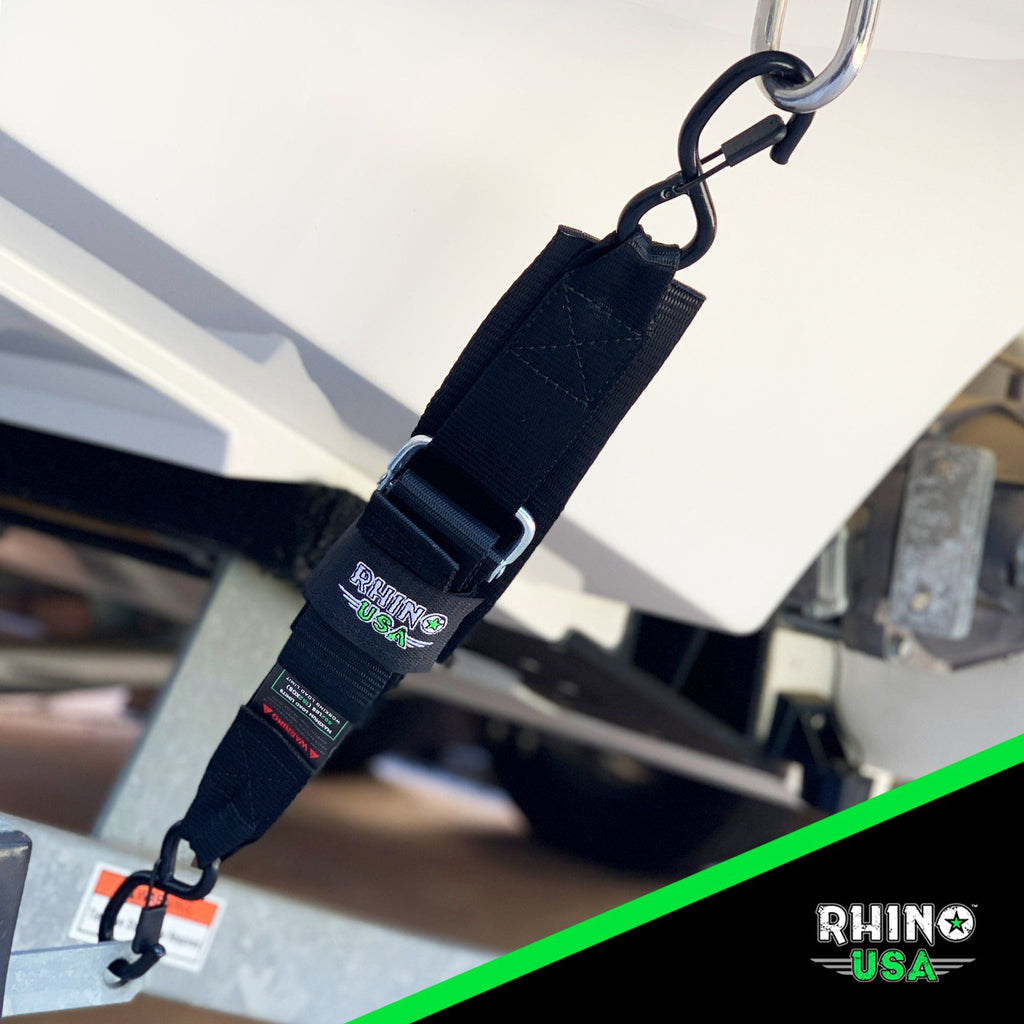 Rhino USA 2" x 48"  Boat Transom Tie-Down Set - 1,206 lbs Max Break Strength (2.5 in x 6 in )