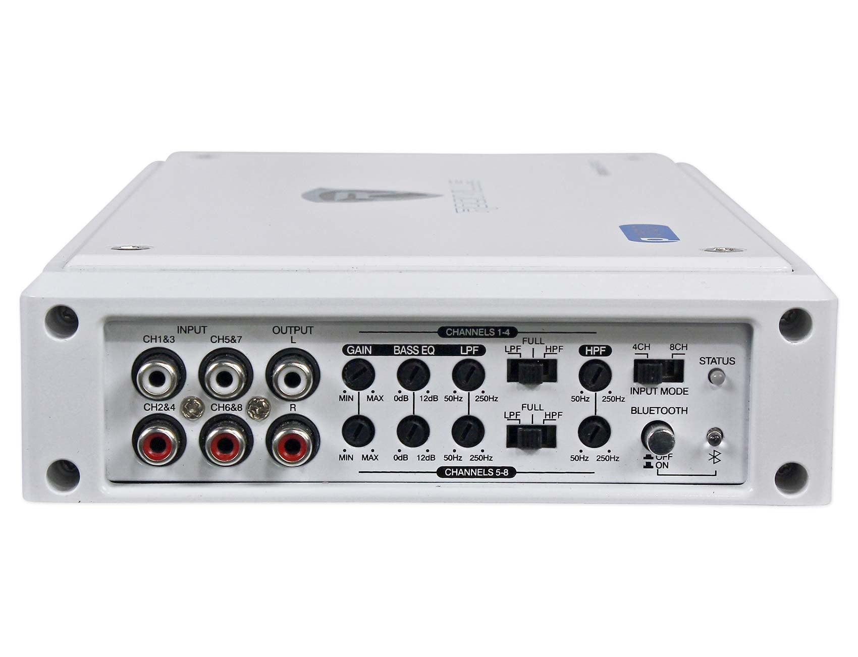 Rockville RXM8BTW 8 Channel 1500 Watt Bluetooth Car Stereo Amplifier Amp
