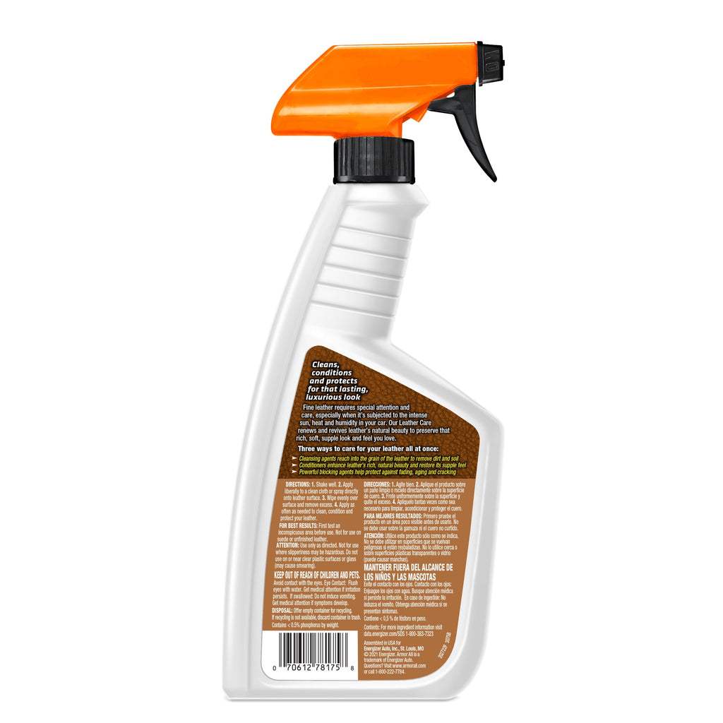 Armor All Leather Care Cleaner, Conditioner And Protectant - 16 FL OZ