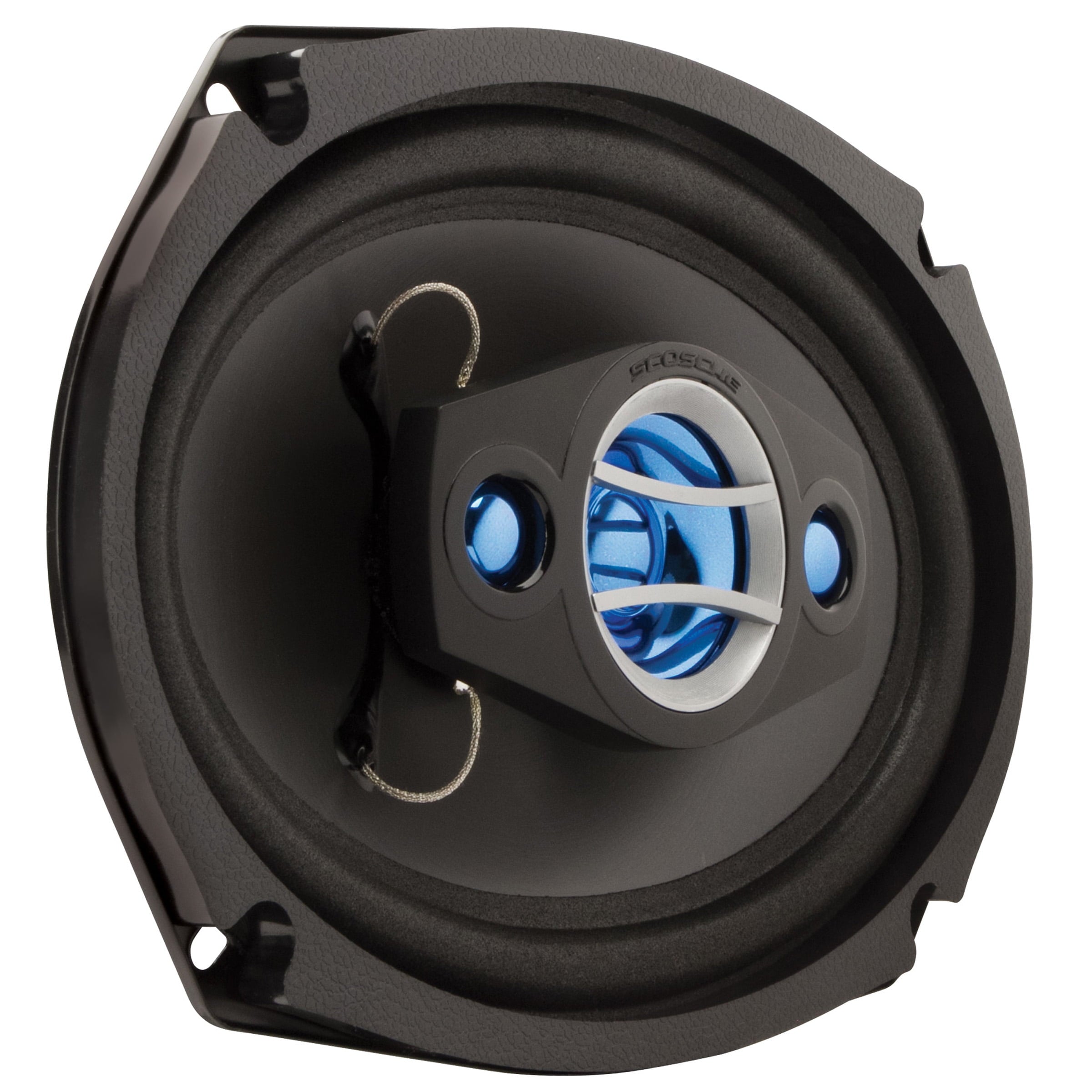 Scosche Hd6904sd 6" x 9"  Multi-Fit HD Coaxial 4-Way 300 Watt Peak Car Stereo Speakers, Set of 2