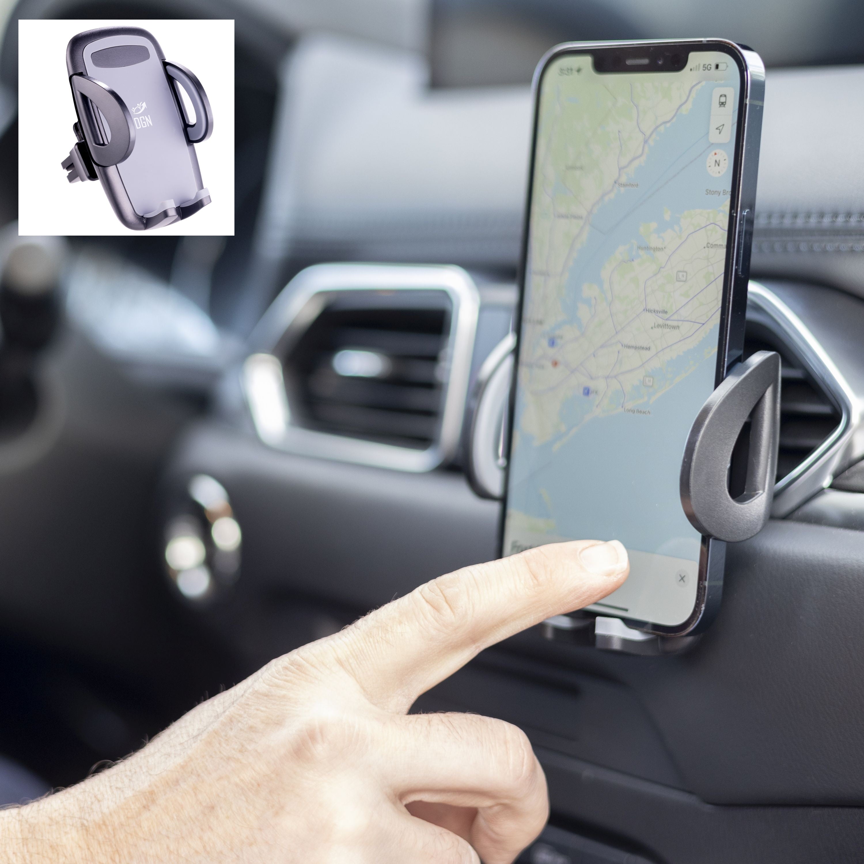 DGN Universal Air-Vent Car Mount Phone Holder Mount for Smartphones - Universal