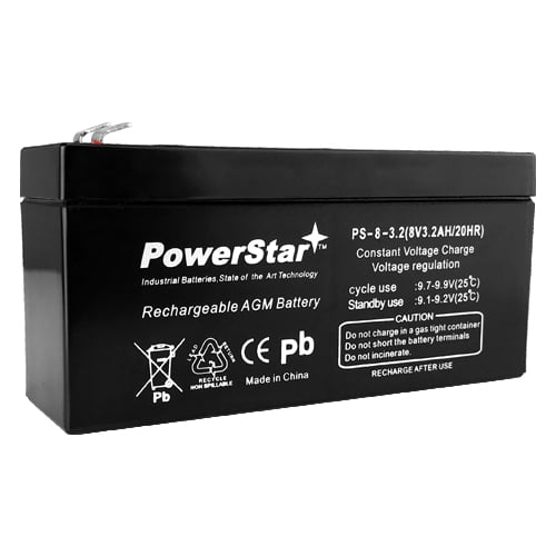 Powerstar PS-832 Battery - 8V 3.2AH